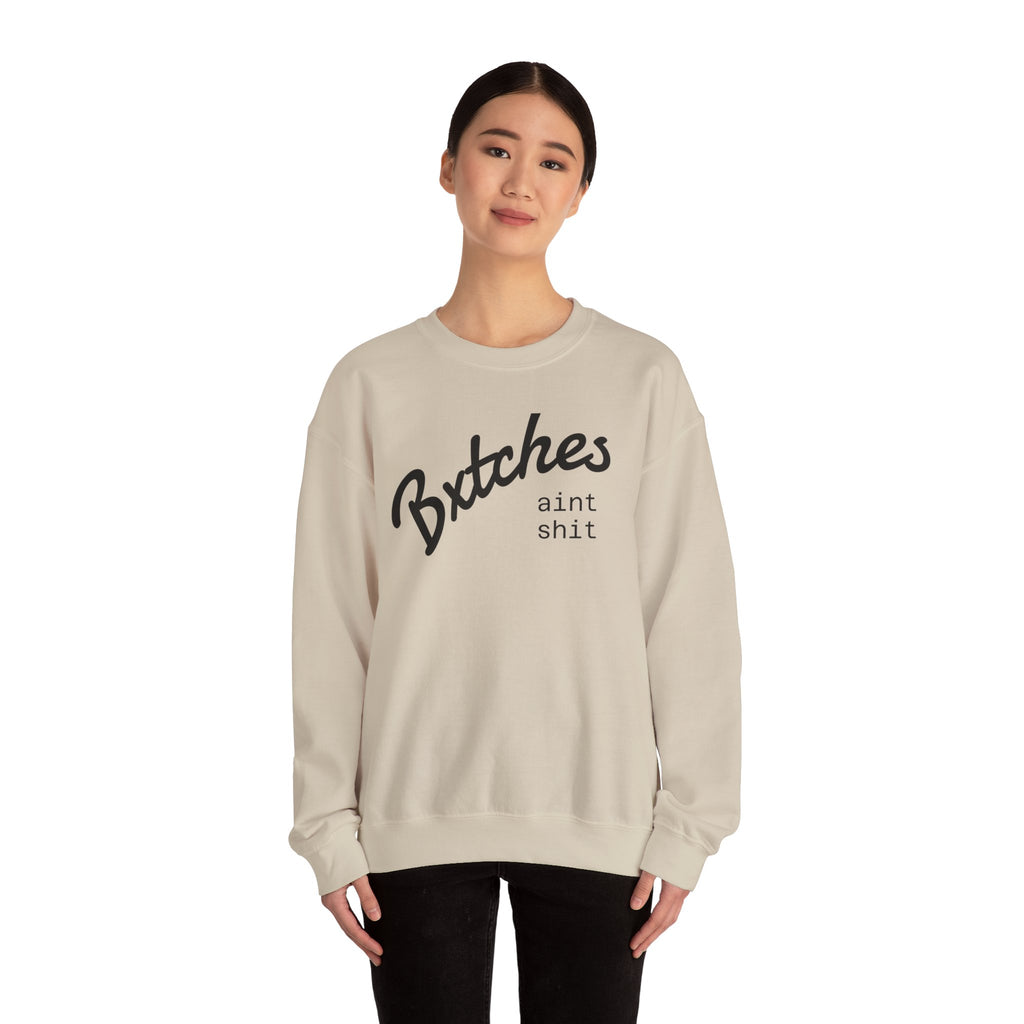 Crewneck Sweatshirt — BXXXXX AINT SXXX Graphic Pullover
