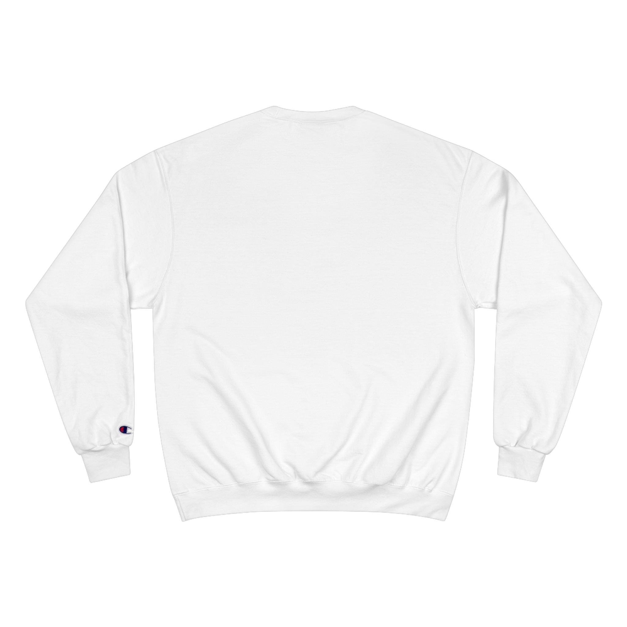 Champion Sweatshirt – "what's my favorite word" Line Art Hip-Hop Pullover