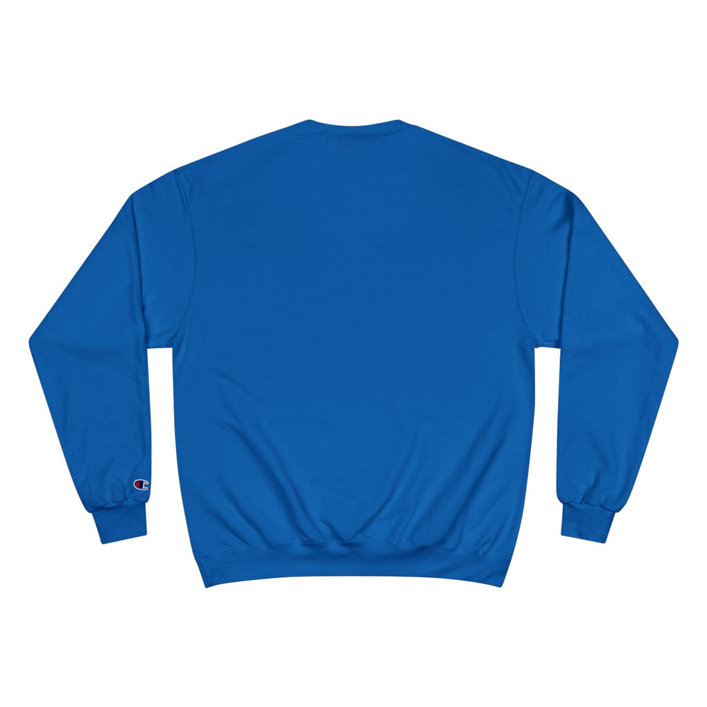 Champion Sweatshirt – "what's my favorite word" Line Art Hip-Hop Pullover