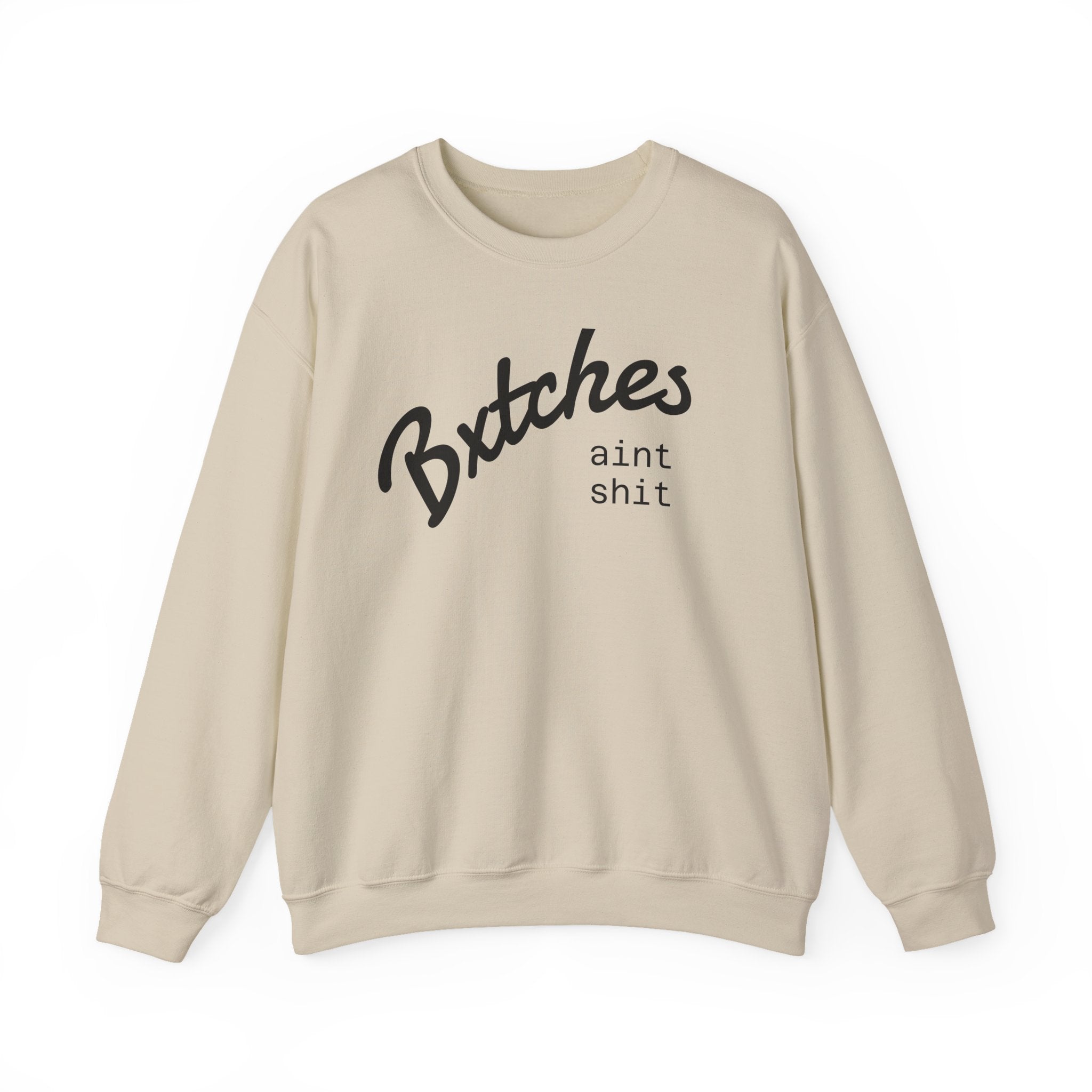 Crewneck Sweatshirt — BXXXXX AINT SXXX Graphic Pullover