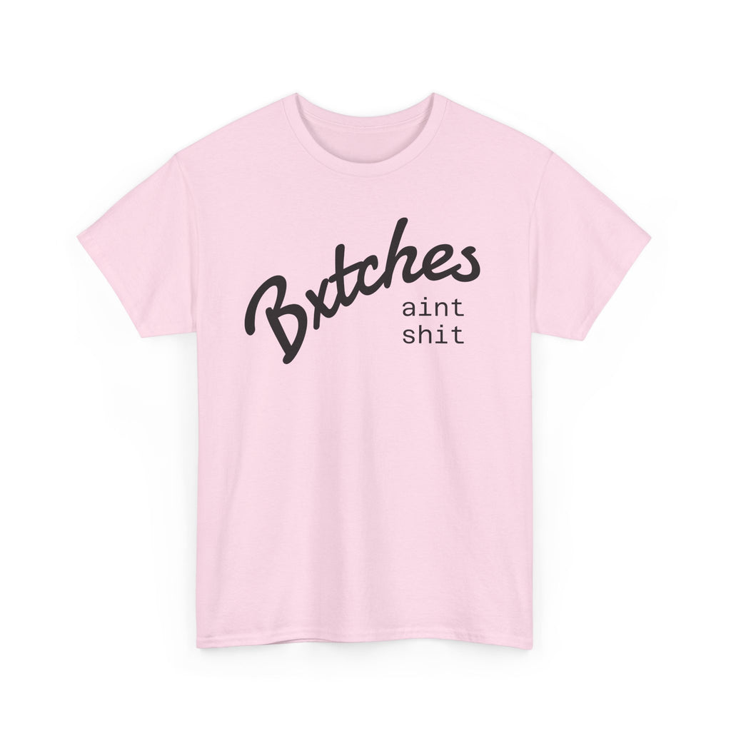 Graphic Tee — “Bxxxxx Ain't Sxxx” Script Slogan T-Shirt