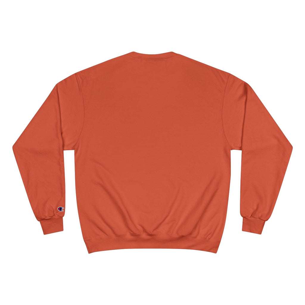 Champion Sweatshirt – "what's my favorite word" Line Art Hip-Hop Pullover