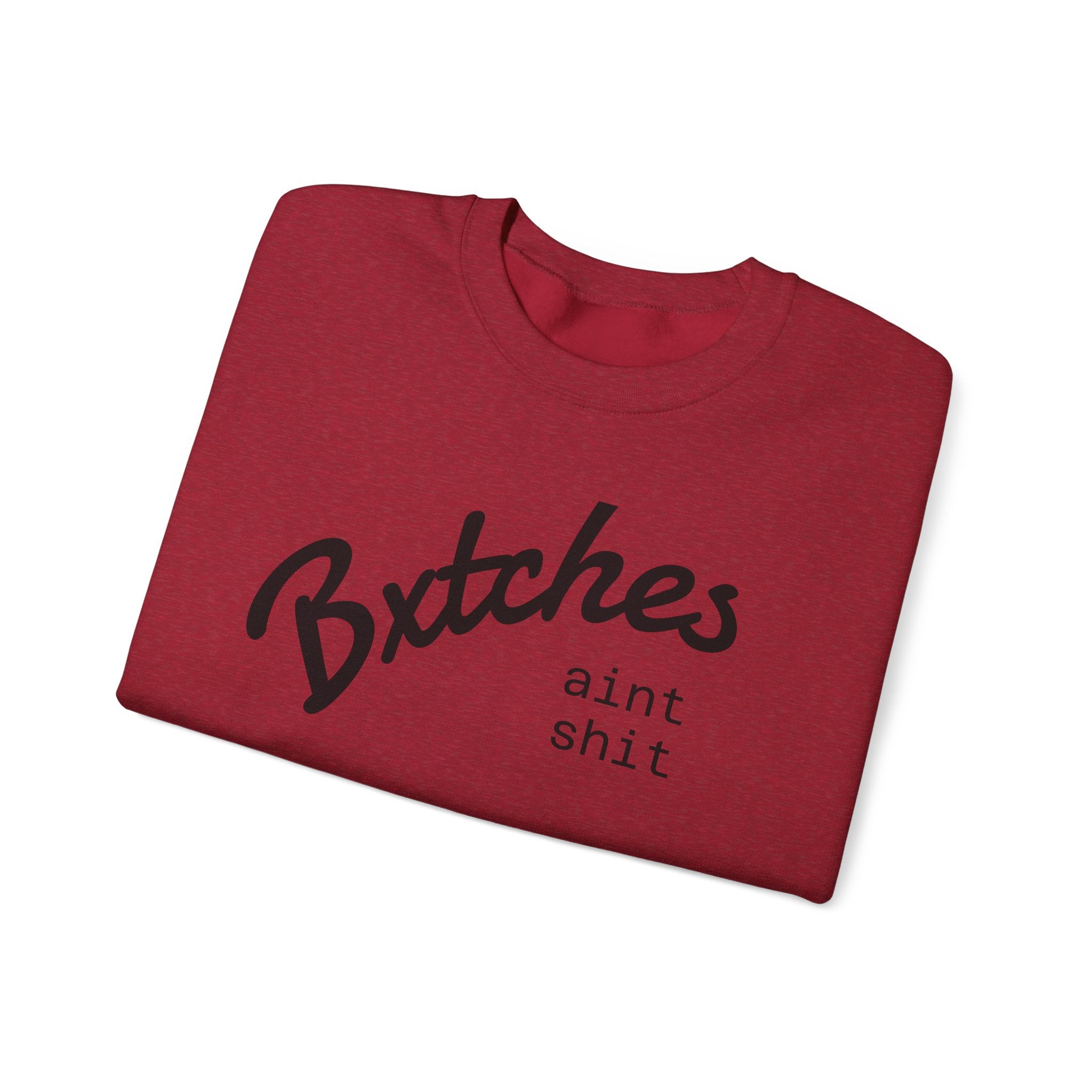 Crewneck Sweatshirt — BXXXXX AINT SXXX Graphic Pullover