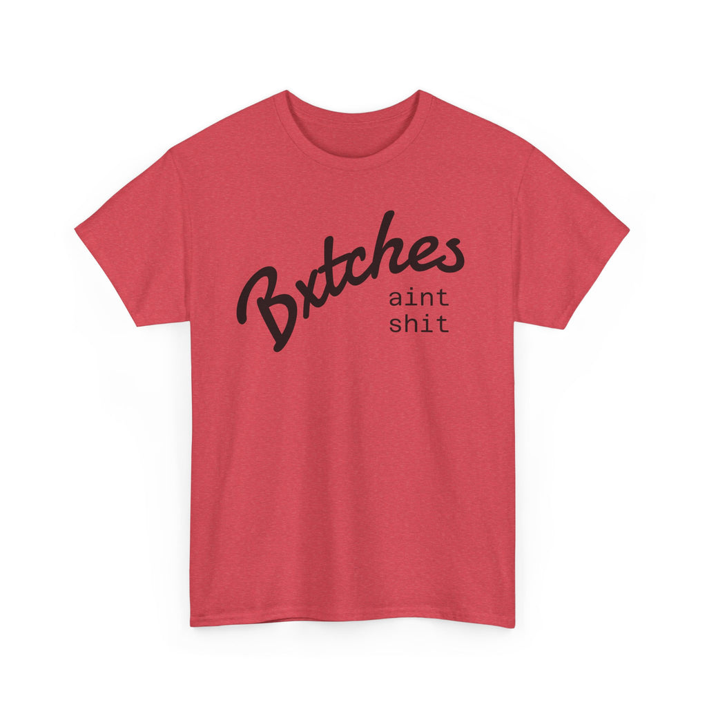 Graphic Tee — “Bxxxxx Ain't Sxxx” Script Slogan T-Shirt