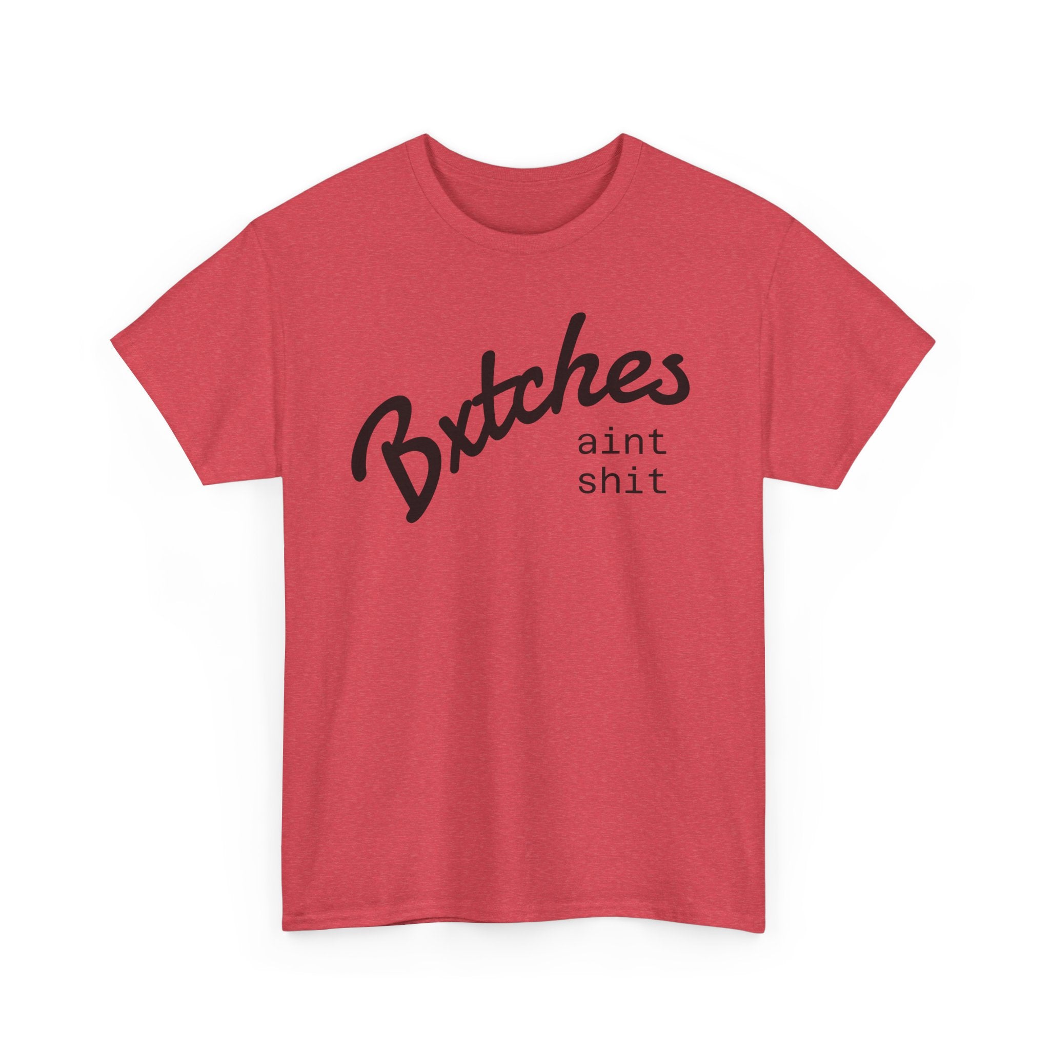Graphic Tee — “Bxxxxx Ain't Sxxx” Script Slogan T-Shirt