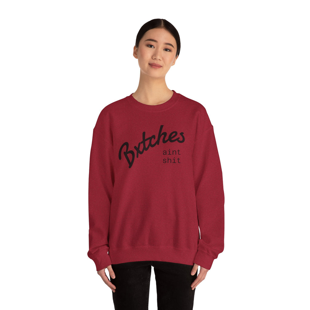 Crewneck Sweatshirt — BXXXXX AINT SXXX Graphic Pullover