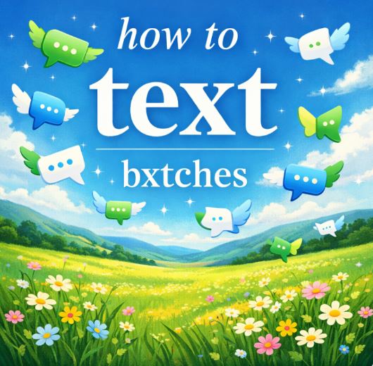how to text bxtches